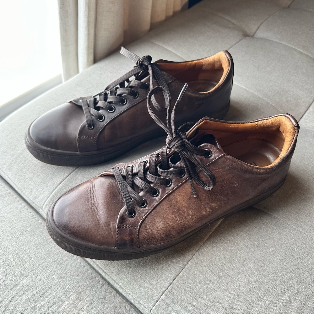 Thursday Boot Co. Men’s Brown Leather Casual Shoes Size 9 Low Top Good Condition